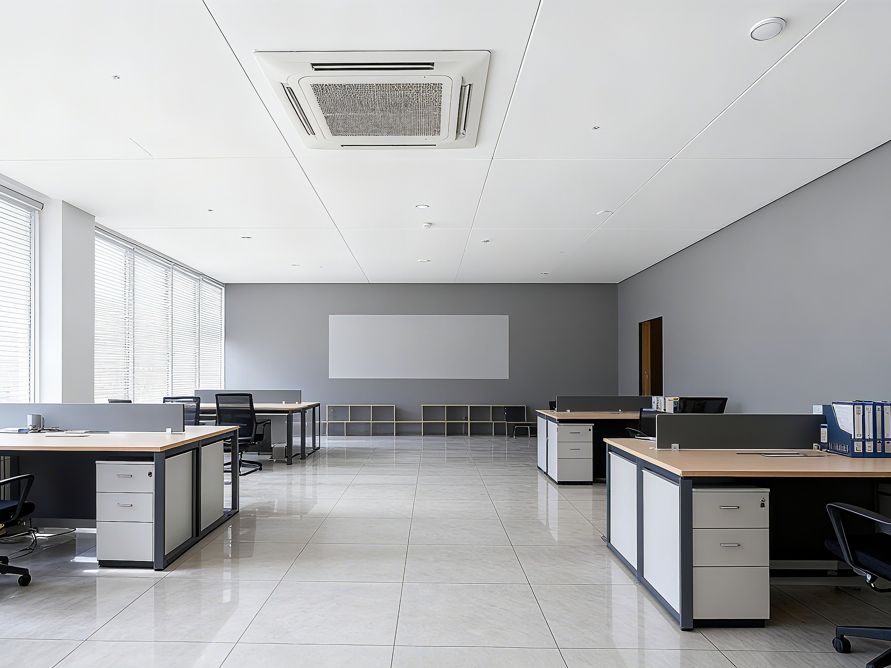 Mrs. Alu durable wall panels and decorative trim profiles for training center interior design